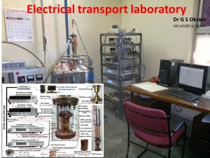 Home-fabricated Electrical resistivity and thermopower setups (5-330K) (GV)